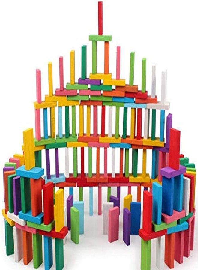 Authfort Colorful Wooden Blocks Set, Boys and Girls Game Educational Play Building and Stacking Toy 12 Color (240 Pieces) - Image 3